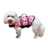 Hunter K9 Wholesale ZP1000 PAWZ Pink Bubbles Pet Life Jacket Vest for Dogs - 5 Sizes