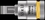 Wera 05003321001 8700 A Fl Zyklop Bit Socket With 1/4" Drive, Fl 1,0 X 5,5 X 28 Mm