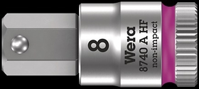 Wera 05003384001 8740 A Hf Hex-Plus Sw 9/64" Zyklop Bit Socket With 1/4" Drive Holding Function
