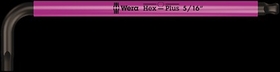 Wera 05022632001 950 Spkl Hex-Plus Sw 1/8" Bright Pink Long Arm Hex Key
