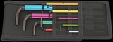 Wera 05022639001 950 Spkl/9 Sz Multicolour Long Arm Hex Key Set