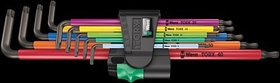 Wera 05024480001 967/9 Tx Xl Multicolour 1 L-Key Set For Tamper-Proof