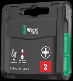 Wera 05057751001 Bit-Box 20 Btz Ph-851/1 Btz Ph 20 X Ph 2X25;