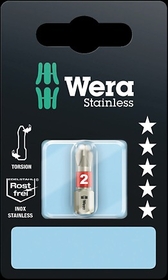 Wera 05073611001 3851/1 Ts Ph 2 X 25 Mm Sb Bits For Phillips Screws