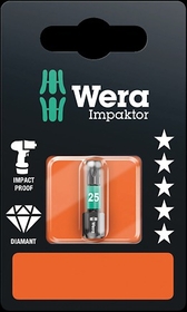 Wera 05073924001 867/1 Imp Dc Tx 20 X 25 Mm Sb Torx-Bits, Impact