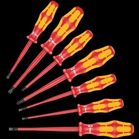Wera 05135961001 160Iss/7 Screwdriver Set With Reduced Blade Diameter
