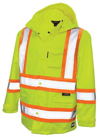 Tough Duck S372 Ripstop Safety Rain Jacket