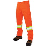 Tough Duck SP01 Relaxed Fit Twill Safety Cargo Work Pant