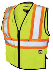 Tough Duck SV09 Poly Twill Harness Compatible Safety Vest