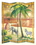 Wayborn 2273 The Big Island Screen, 72'' x 64'' x 1'', Multi Color