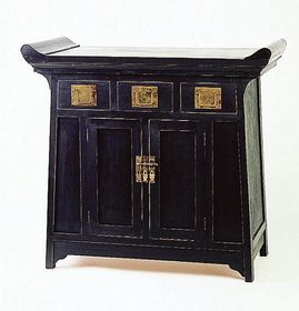 Wayborn 4051 Alter Cabinet, 34'' x 39'' x 18'', Ant. Black