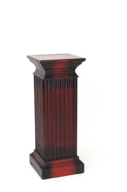 Wayborn 5601 Greek Pedestal, 36'' x 14'' x 14'', Honey Brown