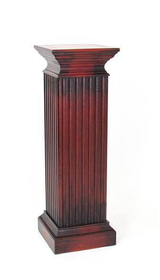Wayborn 5602 Greek Pedestal, 42'' x 14'' x 14'', Honey Brown