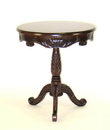 Wayborn 5643 Grace Lamp Table, 24'' x 21.5'' x 21.5'', Dark Brown