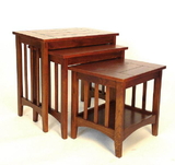Wayborn 9046 Hugo Nest Table, 24'' x 24'' x 16'', Oak
