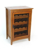 Wayborn 9047 Hugo Wine Cabinet, 36'' x 24'' x 16'', Oak
