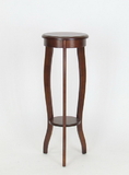 Wayborn 9137 Pedestal Table, 11.5'' x 11.5'' x 31.5'', Brown