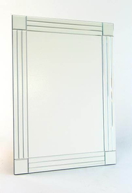 Wayborn MR301 Beveled Column Mirror, 31.5'' x 23.5'' x 0.625''