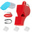 GOGO Coaches Whistle with Lanyard, Loud Sound Plastic Whistles with Mouth Grip Ideal for Coaches, Referees and Officials