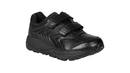 Xelero X84227 Matrix Mens Leather Strap Walking Shoes - Black