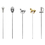 Aspire 12PCS Stainless Steel Martini Picks / Cocktail Party Picks - BALL