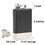TOPTIE Black Flask for men, 8 OZ Hiking Camping Drinking Flask for Liquor, Whiskey Hip Flask