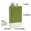 TOPTIE Custom Stainless Steel Flask 8oz for Men, Color Printing Green Whiskey Camping Flask Wholesale