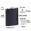 TOPTIE Laser Engraved Flask Set, Personalized 8OZ Black Flask Gift for Father Best Man Groomsmen