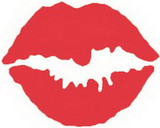 Xstamper 11307 Specialty Stamp - Lips, Red, 5/8