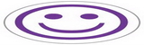 Xstamper 11420 Specialty Stamp - Smile, Purple, 5/8