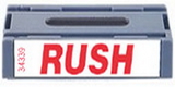 Xstamper 34339 Spin 'N Stamp Cartridge - Rush, Red, 1/2