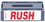 Xstamper 34339 Spin 'N Stamp Cartridge - Rush, Red, 1/2" x 1-5/8"