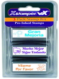 Xstamper 35186 VXSpanish Teacher Stamps Kit 2