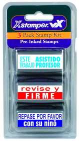 Xstamper 35188 VXSpanish Teacher Stamps Kit 4