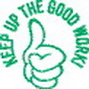Xstamper 35618 'KEEP UP THE GOOD WORK' 7/8