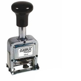 Xstamper 40242 Number Stamp Size: 1 / 7-Band Metal Self-Inking Automatic