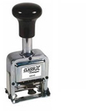 Xstamper 40250 Number Stamp Size: 2 / 6-Band Metal Self-Inking Automatic