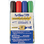 Xstamper 47386 Dry Safe 2.-5.mm Chisel 4pk Whiteboard MarkersEK-519 (Assorted), Price/4 /pack