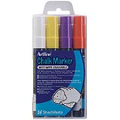 Xstamper 47471 Chalk Marker 2.mm Bullet 4pkErasable (Secondary) ColorsEPW-4