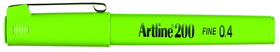 Xstamper 47891 Fine Line Writing Pen EK-200, 0.4mm, Yellow Green