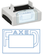 Xstamper 66413 FAXED Impression Frame 1-5/16" x 2-1/8" VersaDater