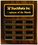 Xstamper A60 Vista - Walnut Look Monthly Award Plaque, Black w/Gold Plate, 11" x 12"