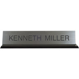 Xstamper K45 - Acrylic Base Desk Sign - (BLACK) Frame 2