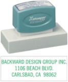 Xstamper N24 - Xtra-Large Business Address Stamp 1-3/16