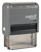 Xstamper P08 - ClassiX Self-Inking Message Stamp 3/4" x 1-7/8"