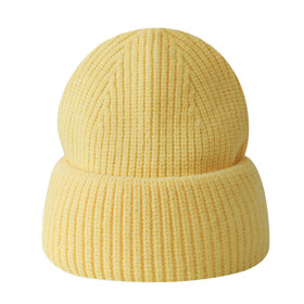 TOPTIE Plain Beanie Hat, Cuffed Knitted Skull Cap for Women Men, Slouchy Soft Warm Beanie Cap for Ski Winter