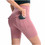 TOPTIE Women Yoga Shorts, Running Shorts for Women, High Waist Tights with Pockets, Legging Booty Shorts