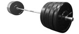 York Barbell 28054 USA 160 kg Training Set (2 x 25, 20, 15, 10 kg). 32110, pr. Spring Collars - Black