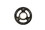 York Barbell 29060 2.5 lb "ISO-Grip" Urethane Plate - Black