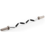 York Barbell  International Curl Bar with Rubber Grips